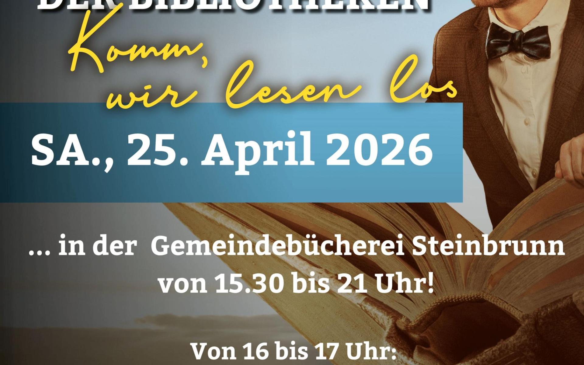 Plakat Lange Nacht der Bibliotheken 2026